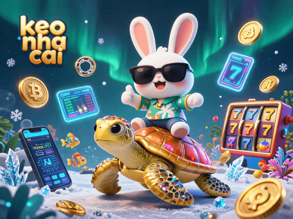 Engage with keo nha cai by enjoying lively casino scenes with crypto elements and cheerful characters.