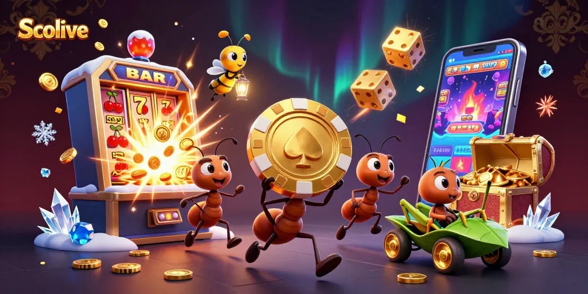 Socolive offers thrilling gaming experiences with ants heist and a vibrant casino scene.