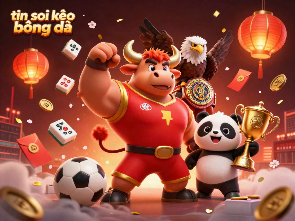Experience thrilling tin soi kèo bóng đá action with vibrant sports elements and dynamic characters.