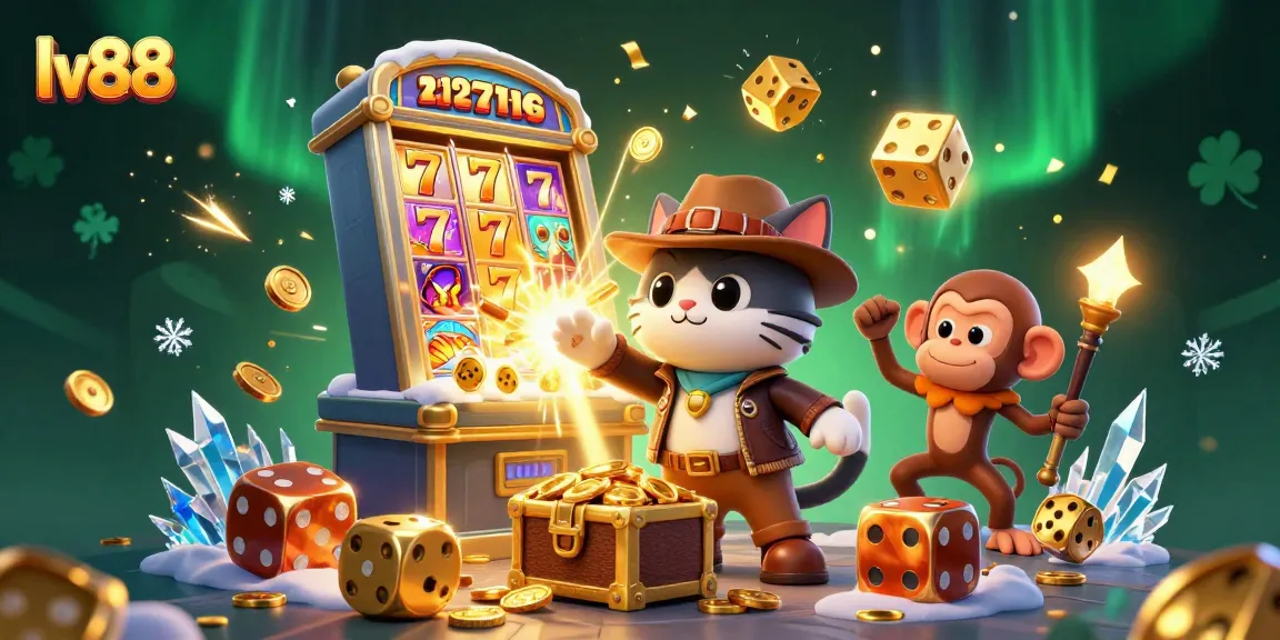 Engage with exciting slots at lv88 as the explorer cat unearths treasures and golden artifacts.
