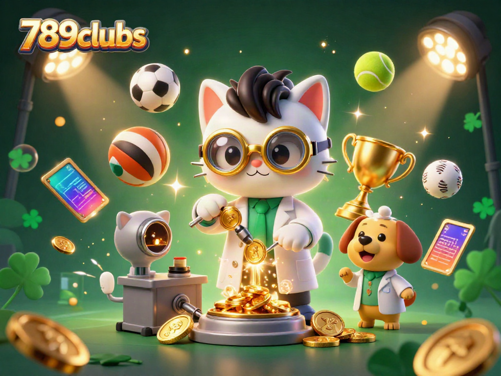Win at 789clubs with the new gold-coin-replication machine amid dynamic sports action.