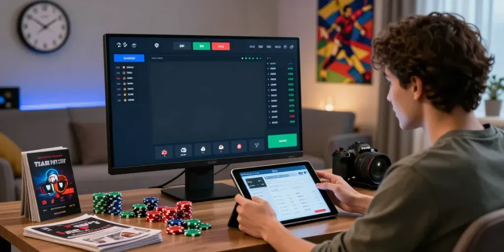 Engaging user experience on 8kbet sports betting platform with live events and odds on display.