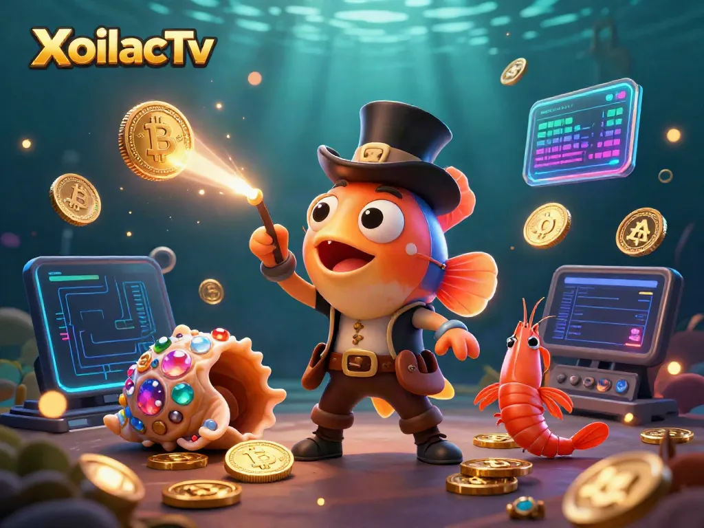 XoilacTv attracts players with vibrant digital treasures in a captivating underwater scene.