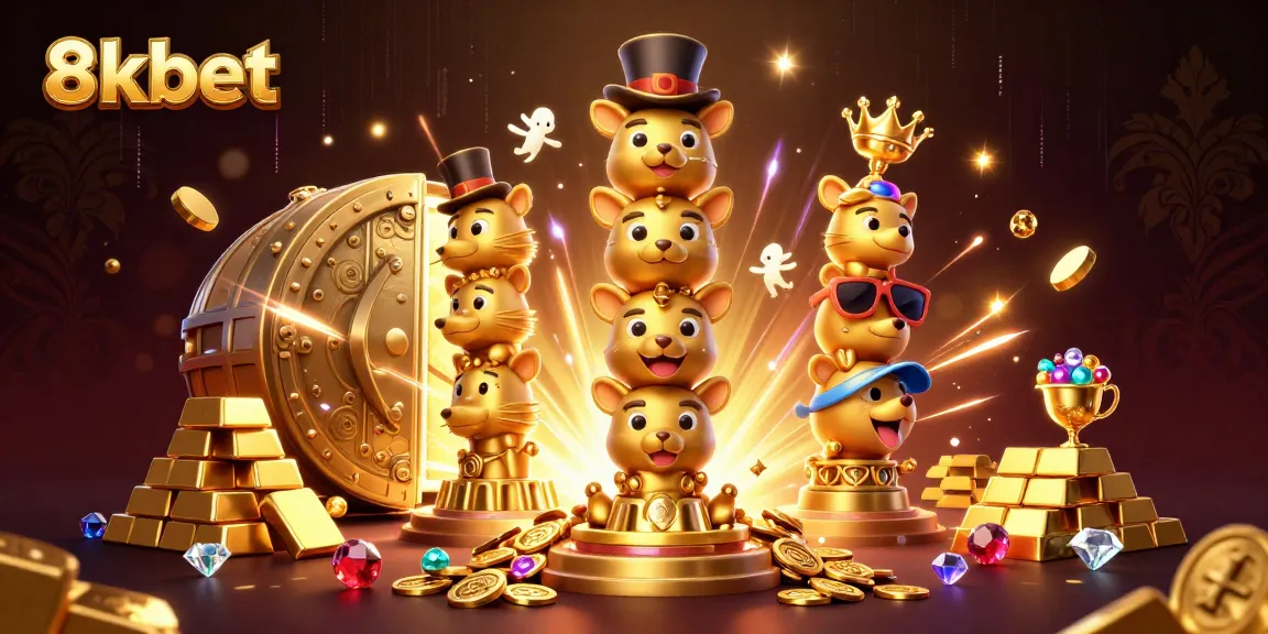 Engage with 8xbet's vibrant casino world, bursting with treasures and animated characters.