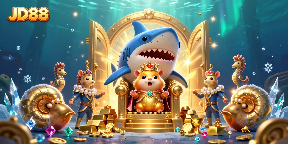 Experience the enchantment of JD88, a vivid underwater casino kingdom, where treasures and adventures await!