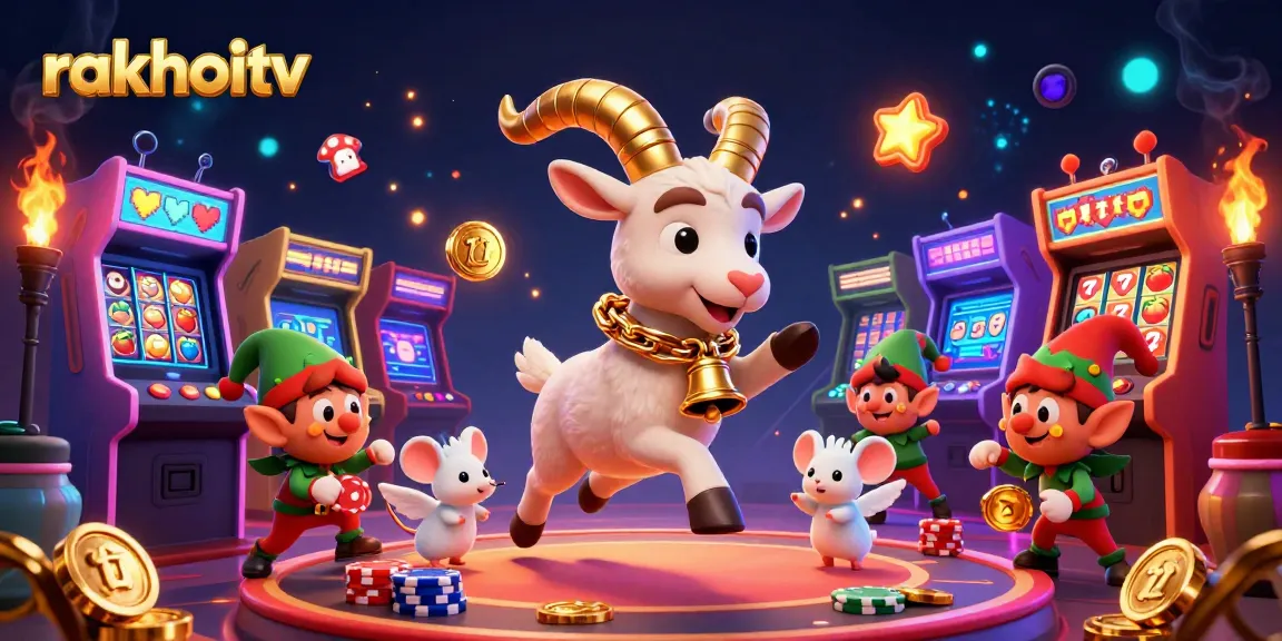 Experience the festive chaos of rakhoitv's holiday-horror casino with Krampus and mischievous elves.