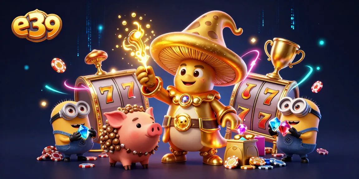 Experience thrilling gameplay with e39 as magical characters and slot elements create an exciting casino atmosphere.