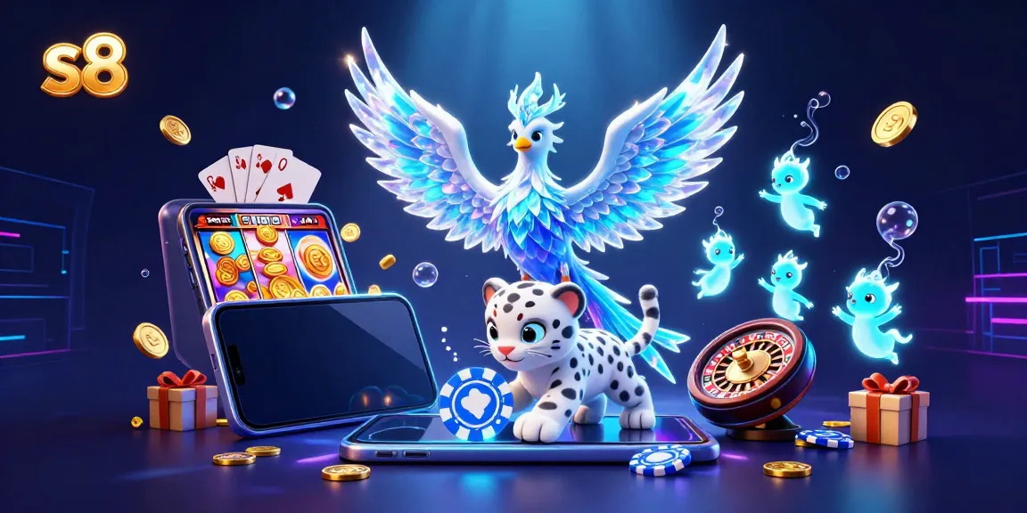 Engage in thrilling casino adventures at S8 with our vibrant digital illustration showcasing an enchanting scene.