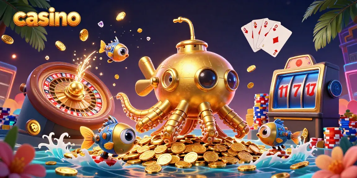 Experience high-stakes casino excitement with a vibrant, animated scene of winning moments.