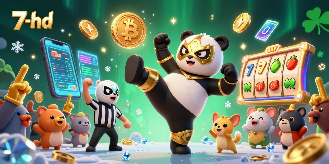 Engage with 7-hd's vibrant casino scene featuring 3D cartoon characters and dynamic gambling elements.