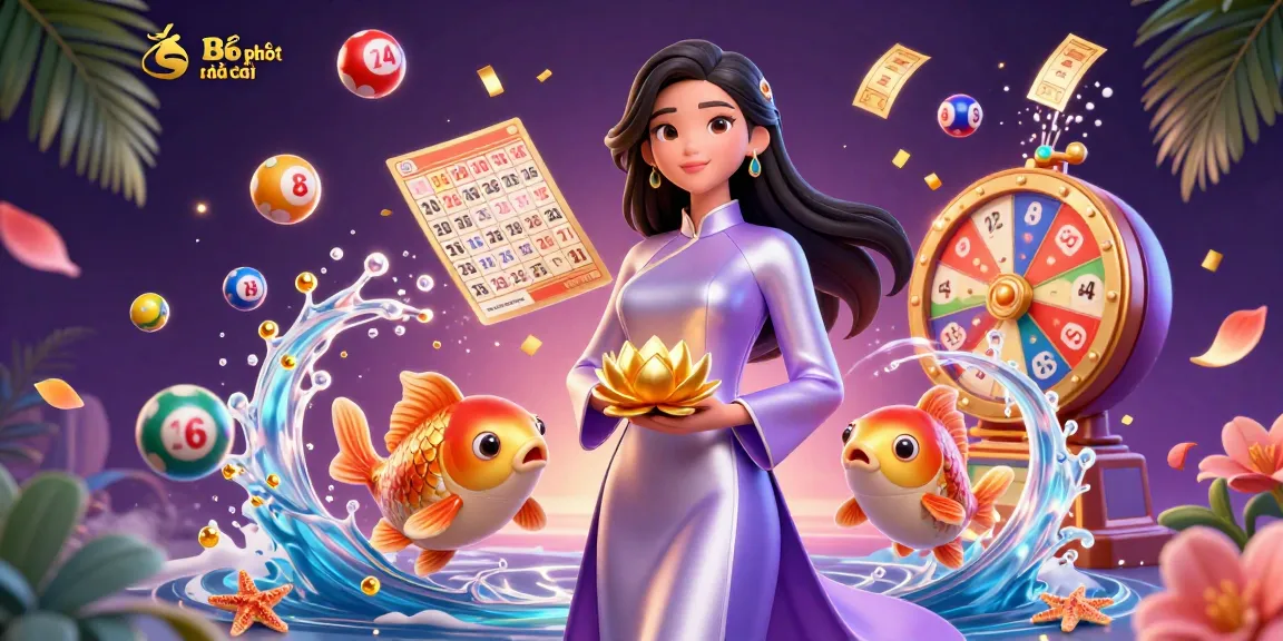 Bóc phốt nhà cái showcases a captivating 3D scene with an elegant woman and dynamic gambling elements.