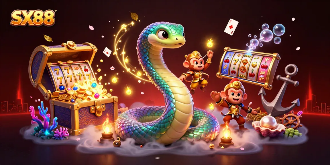SX88 offers an exciting online casino experience with vibrant characters and immersive gaming elements.