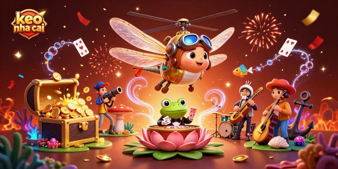 Experience thrilling keo nha cai action with our vibrant 3D fantasy casino scene.
