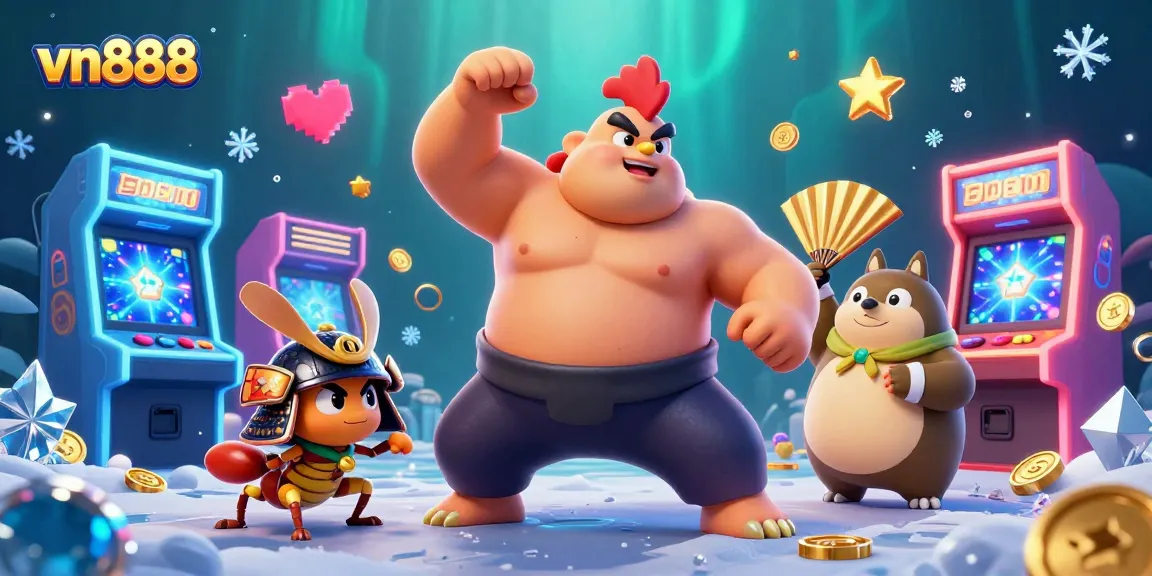 Experience thrilling gameplay with vn888, featuring dynamic characters and vibrant casino elements.