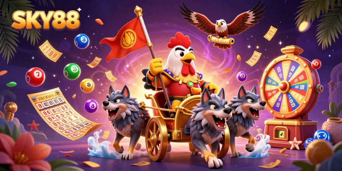 Experience thrilling gameplay with SKY88 in this vibrant 3D casino adventure filled with excitement.