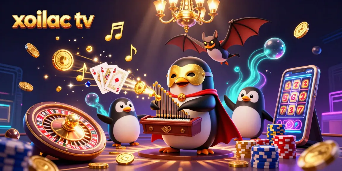 Xoilac TV showcases thrilling live streams with vibrant energy and captivating elements from the world of gambling.