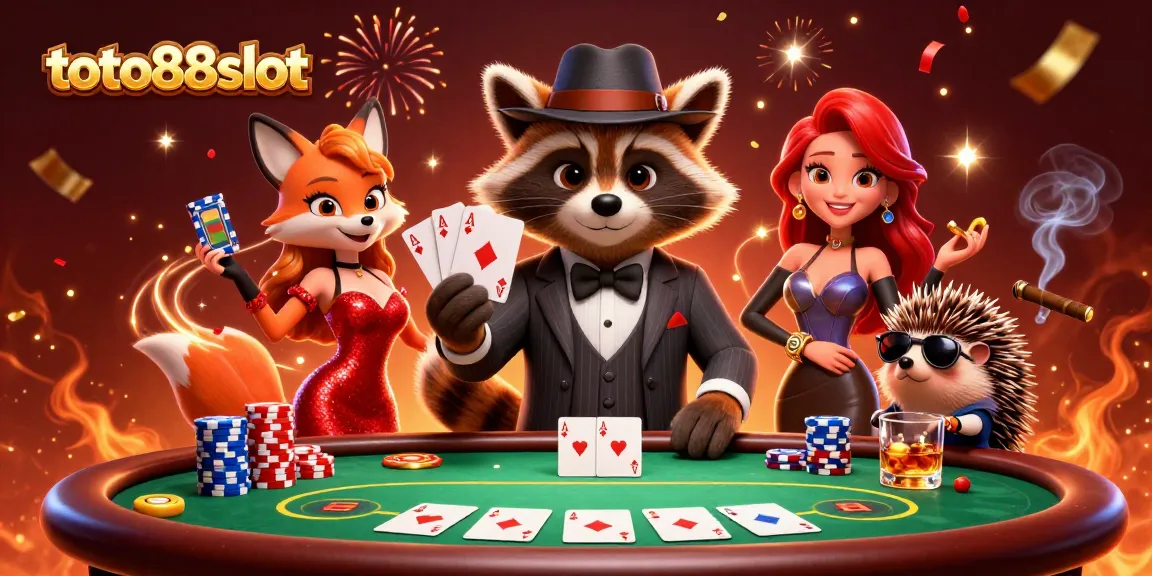 Experience the thrills of toto88slot with our exciting poker scene featuring vibrant characters and gameplay elements.