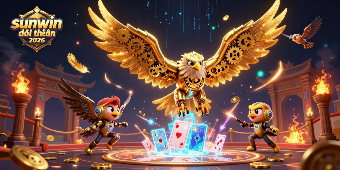 Experience thrilling gameplay with sunwin đổi thưởng 2026 in this vibrant illustration showcasing unique game elements.