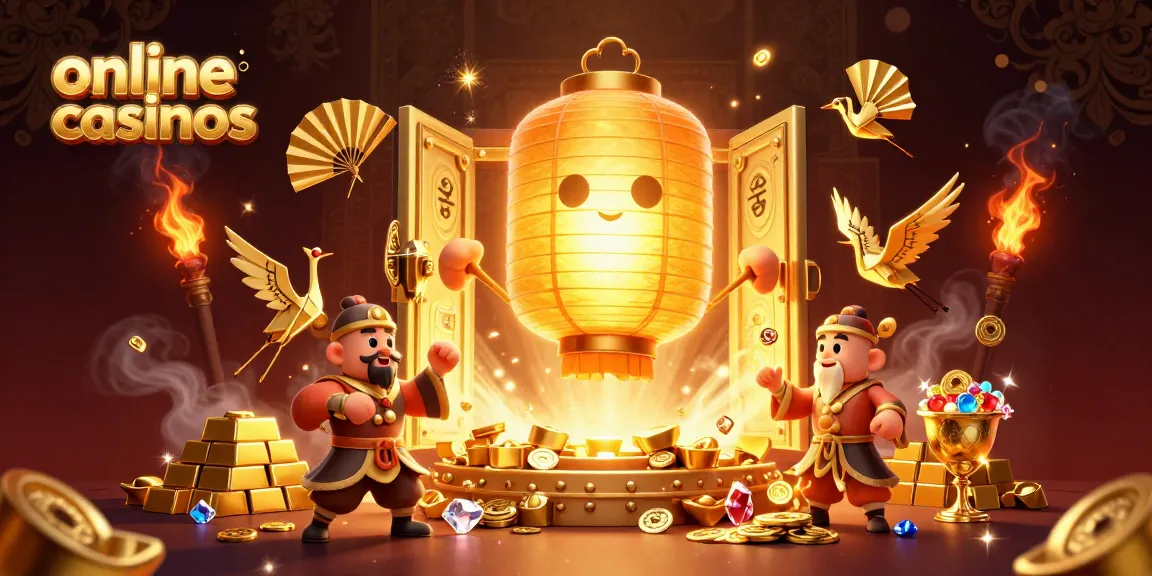 Engage with magical 3D online casinos scene featuring vibrant characters and rich gold elements.
